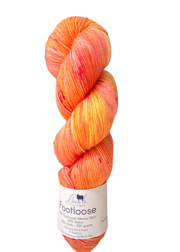 Georgia peach Footloose Sock Yarn Baah