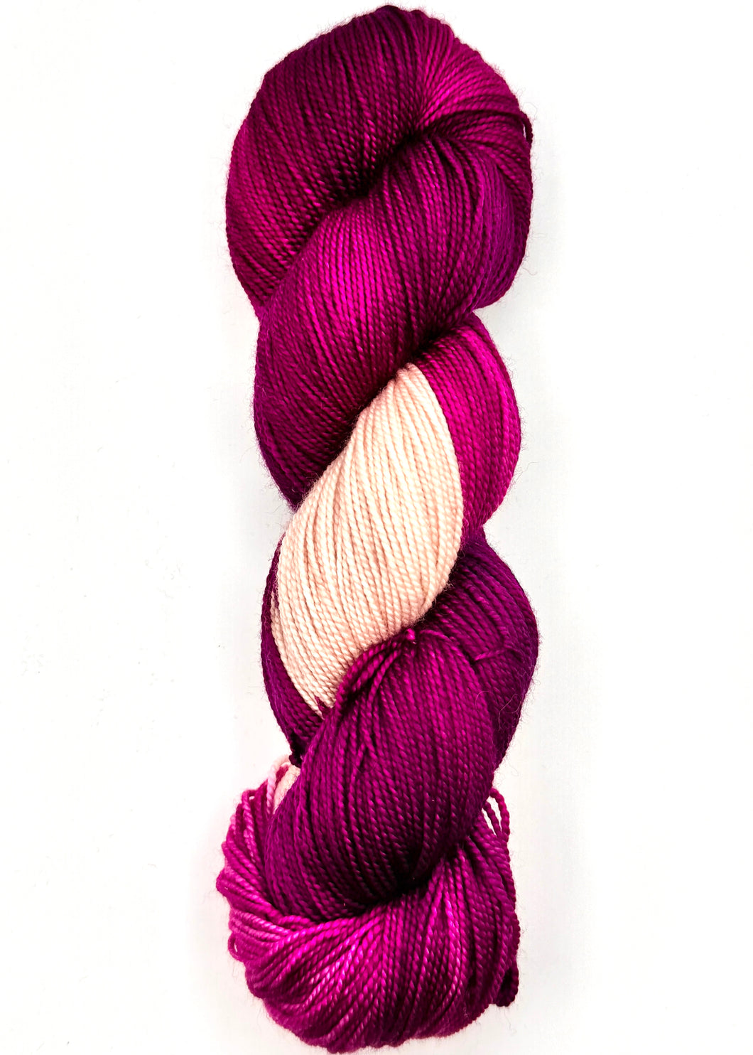 Amethyst Twist Baah Yarn Footloose Sock Yarn Assigned Pooling