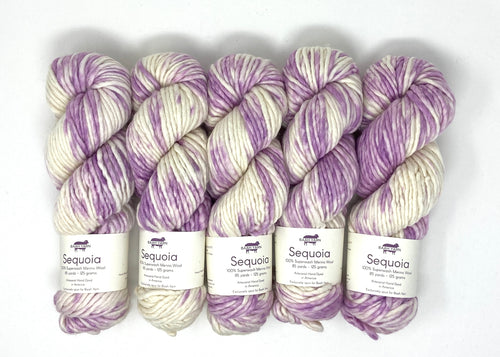 Laced Up Lilac Baah Yarn Sequoia